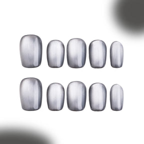 「Black Hole」10Pcs Handmade Press-on Nails, 3D Hand-Painted Reusable False Nails